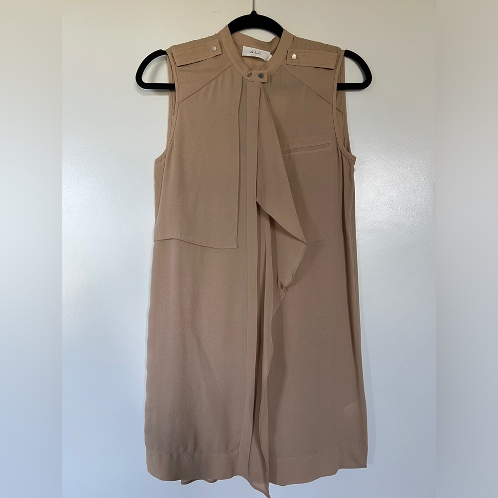 NWT A.L.C Tunic shirt silk dress size 0
